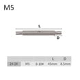 thumbnail image 1 of 1Pc Broken Head Taps Set Hex Double Head Screw Tap Extractor-M22 2, 1 of 9