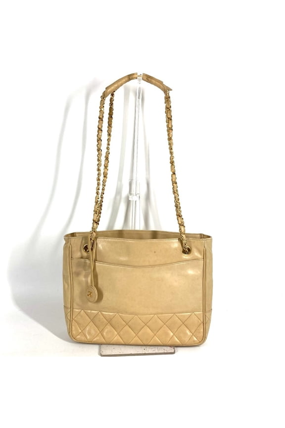 Pre-Owned CHANEL Vintage Matelass Quilted CC Coco Mark Logo Double Chain Bag, Tote Shoulder...