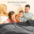 thumbnail image 7 of MaxKare Electric Heated Blanket Twin Size with 6 Heating Levels & 10H Timer, Flannel, Gray, 7 of 7