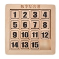 thumbnail image 1 of Juguetes matemáticos educativos rompecabezas de madera juguetes niños bebé número digital rompecabezas juguete regalo azul, 1 of 5