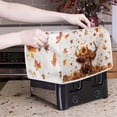 thumbnail image 2 of SEANATIVE Sunflower Cow 2 Slice Toaster Dust Cover Bread Toaster Oven Dustproof Cover Kitchen Bakeware Protector Thanksgiving Maple Leaf Dustproof Fingerprint Protection Gift for Women Happy Fall, 2 of 7