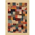 thumbnail image 1 of Ahgly Company Machine Washable Indoor Rectangle Contemporary Dark Sienna Brown Area Rugs, 5' x 8', 1 of 7