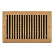 Copper Plated Steel Contemporary Register for Floor/Wall Use - 6" x 10"