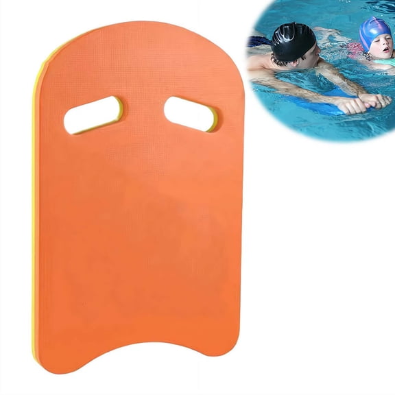 EVA Swimming Kickboard Training Aid, U-Shape Float Board with Dual Grip Holes, 17.3x11.4 inch Buoyancy Board for Kids Adults, Pool Swim Trainer for Beginners & Practice