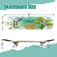 thumbnail image 2 of 31'' Complete Skateboard 7 Layer Canadian Maple Double Kick Deck Skateboards Plant Skate Board for Beginner Adult Gifts, 2 of 5