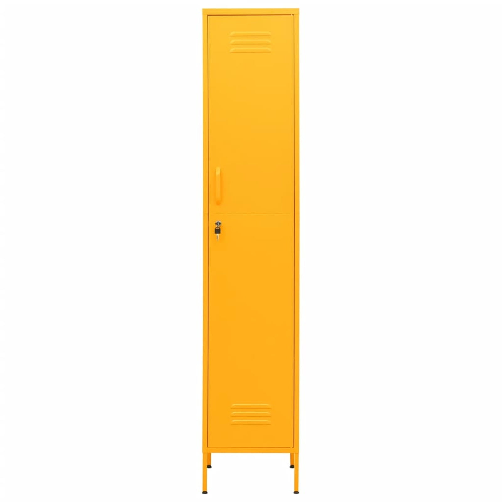 Locker Cabinet Mustard Yellow 13.8