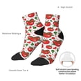 thumbnail image 4 of Bingfone Hand Drawn Tomatoes Design Patterned Men's Women's Casual Cotton Socks, 4 of 5