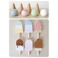 thumbnail image 3 of Casa de Juego de Madera, Cocina, Juguete, Juego de Simulación, Helado, Barbacoa de Frutas, Minijuegos Educativos de Comida para Niños, 3 of 5