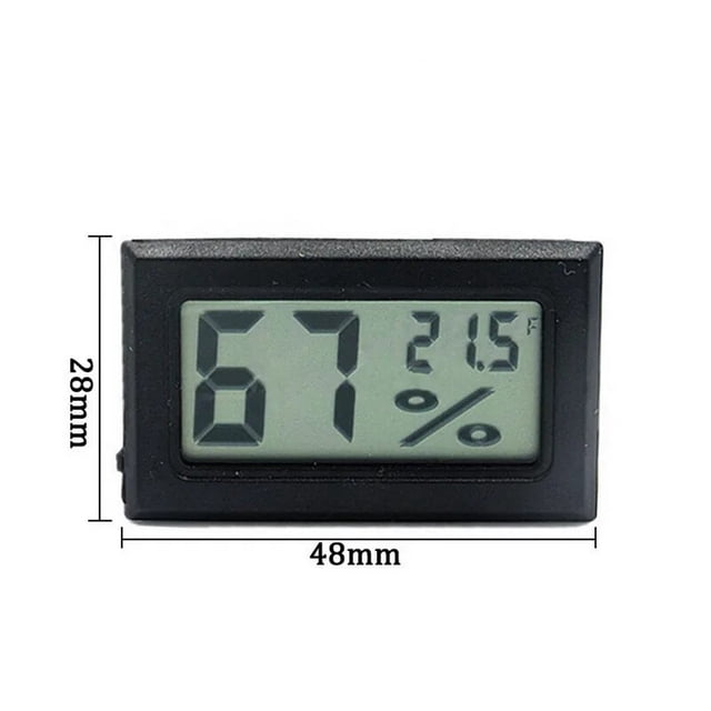 Mini termómetro Digital para interiores, Sensor LCD, medidor de humedad, higrómetro, medidor de nevera, práctico