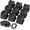 1, variant on Bed Risers 3 Inch Heavy Duty 4 Pack L-Shaped Bed Furniture Elevators 1,500 lbs Lifts Up Riser for Sofa and Table