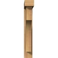 thumbnail image 2 of Ekena Millwork 5 1/2"W x 28"D x 36"H Westlake Block Smooth Bracket w/ Offset Brace, Western Red Cedar, 2 of 25