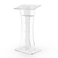thumbnail image 2 of FixtureDisplays® Podium en Acrylique Plexiglas Clair Lutrin Chaire d'Église 1803-311-NEW, 2 of 7