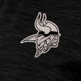 thumbnail image 2 of Women's Antigua  Heather Black Minnesota Vikings Layout V-Neck Polo, 2 of 2