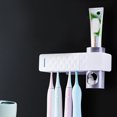 thumbnail image 3 of Esterilizador de cepillos de dientes ultravioleta multifuncional montado en la pared para el hogar, soporte para cepillos de dientes, herramienta de desinfección para el cuidado bucal, enchufe de, 3 of 10