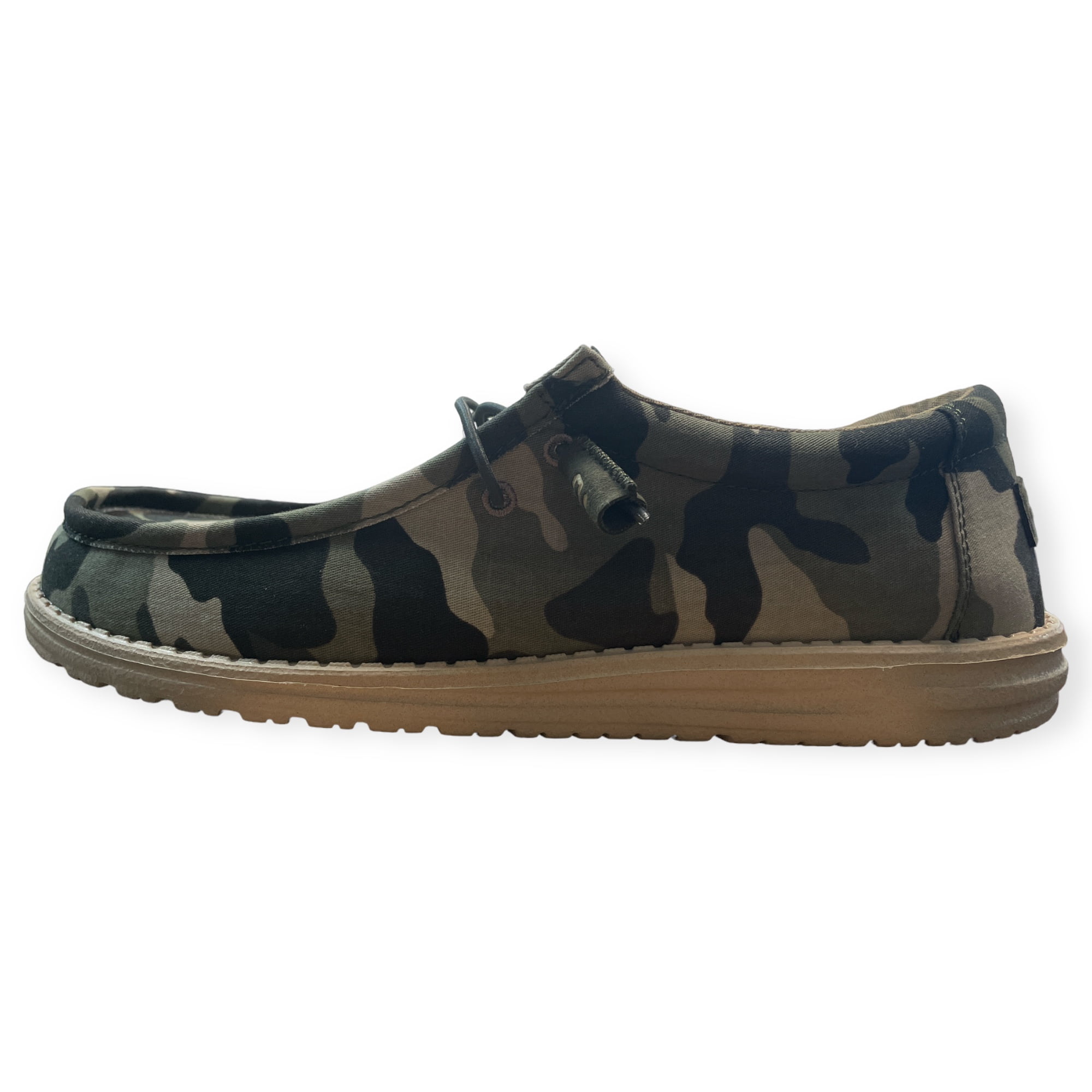 Hey Dude Men's Wally Canvas Camo Shoes 110067003 - Walmart.com