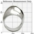 thumbnail image 2 of Luxe Jewelry Designs Stainless Steel High Polished Women's Ring - Size 6 (Pack of 2), 2 of 4