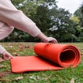 thumbnail image 6 of BalanceFrom All-Purpose 1-Inch Extra Thick High Density Anti-Tear Exercise Yoga Mat with Carrying Strap, Red, 6 of 10