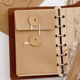 thumbnail image 2 of 5pcs Vintage Kraft Paper Envelopes with String Tie Closure Small Square Envelopes for Cards for Office Use and Wedding Invitations, 2 of 8