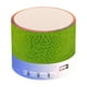 thumbnail image 2 of Altavoz Bluetooth pequeño con grietas, subwoofer portátil para exterior, pequeño altavoz inalámbrico, mini altavoz luminoso para escritorio en casa, verde, 2 of 8