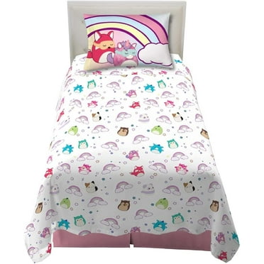 Squishmallows Bedding Super Soft Microfiber Sheet Set,3 pcs, Twin