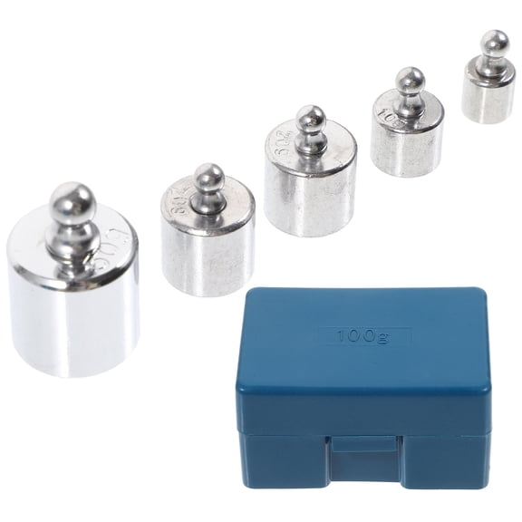 PTOOTP 1Set Metal Calibration Weights Set for Balance Scale Accurate Measurement
