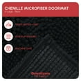 thumbnail image 3 of My Doggy Place Dog Mat for Muddy Paws, Washable Dog Door Mat, Black, Runner, 3 of 8