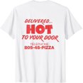 thumbnail image 3 of Stranger Things Camiseta Surfer Boy Pizza Employee con parte delantera trasera superior JadeP Camiseta deportiva casual de manga corta, 3 of 8