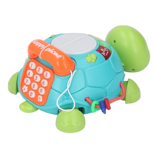 Juguetes de tortuga, juguete musical de tortuga para bebé, juguetes musicales para bebé, juguetes para gatear, artesanía superior
