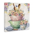 thumbnail image 4 of Stupell Industries Floral Kitchen Bowls Stack Food & Beverage Painting Wrapped Canvas Art Print Wall Art, 36 x 36, 4 of 8