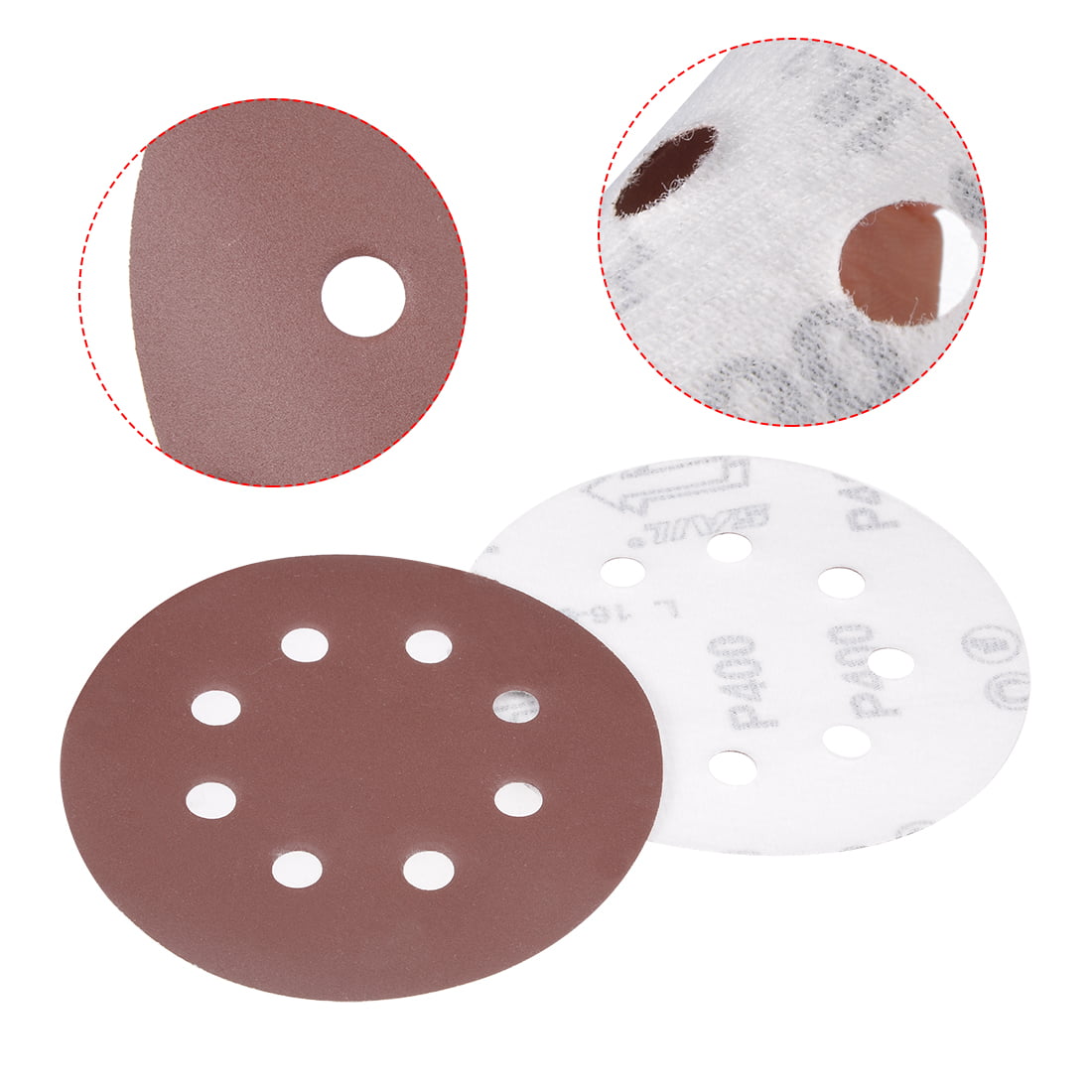 120 Grit Pack of 10 Silverline 273151 225 mm Hook and Loop Discs Punched