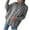 Gray, variant on New Trendy!Homenesgenics Sweaters for Women $5 Women's And Winter New Loose Doll Sleeve Knit Sweater Solid Color Half Turtleneck Sweater