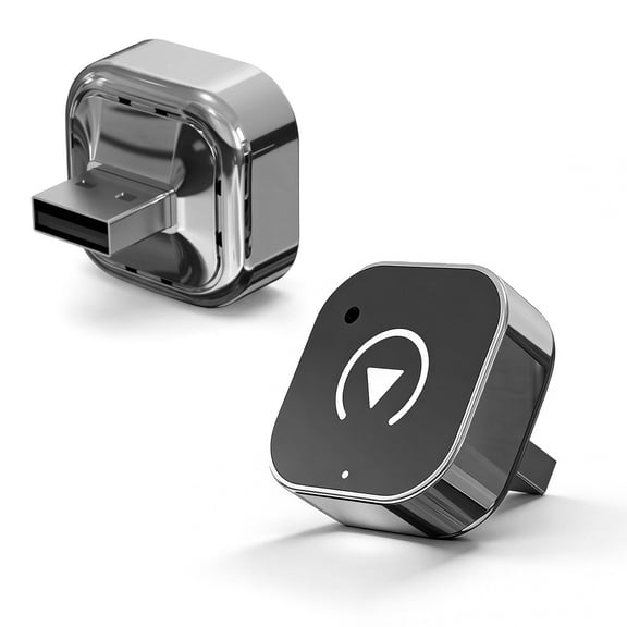 Wireless CarPlay Adapter for Apple iPhone Wireless Bluetooth WiFi with Plug and Play & Stable Connection