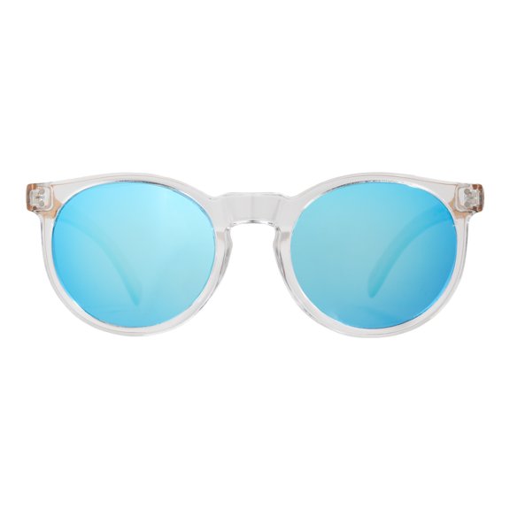 Root Cypress Clear PC Blue Mirror Lens Bamboo Unisex Sunglasses