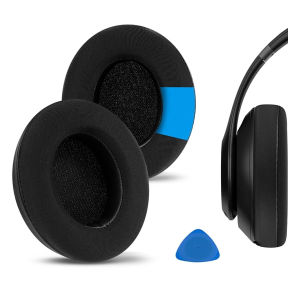 Geekria Sport Cooling-Gel Replacement Ear Pads for Beats Studio Pro Headphones, Ear Cushions, Repair Parts (Black)