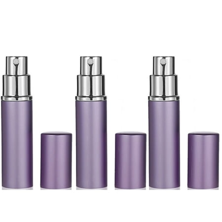 Sexy Sparkles Refillable Portable Mini Perfume Atomizer - Travel Perfume Empty Glass Refillable Spray Bottles - 3Pcs 6ml/pcs