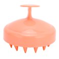 thumbnail image 4 of Cepillo masajeador para el cuero cabelludo, cepillo exfoliante para el cuidado del cabello de silicona, cepillo para champú para todo tipo de cabello, naranja y rosa, 4 of 12