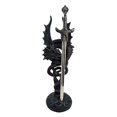 thumbnail image 6 of Ebros Celtic Slitherin Dragon Holding Excalibur Sword Letter Opener Figurine, 6 of 7
