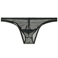 thumbnail image 3 of Mgmyaa Mens Lace Abdomen Mid-rise Waist and Hip Lift Comfortable Body Breathable Underwear Briefs, 3 of 3
