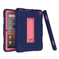 thumbnail image 7 of Allytech Fire HD 8 Case 10th Generation, Fire HD 8 Plus Case, Protection Drop Proof Kickstand [Without Screen Protector] Kids Friendly Cover Case for Amazon Kindle Fire HD 8 10th Gen, Navyblue/Rose, 7 of 7