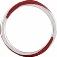 thumbnail image 2 of Sterling Silver Twisted Red Enameled Ring, 2 of 7