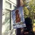 thumbnail image 2 of Carolines Treasures BB5637CHF Chocolate Labrador Welcome Flag Canvas House Size, 2 of 4