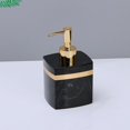 thumbnail image 3 of Ruiboury Resin Soap Dispenser Reusable for Tabletop Kitchen Shower Shampoo Bathroom Black 400ml 1Set, 3 of 6