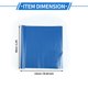 thumbnail image 5 of Unique Bargains 1 Pc Película de Envoltura de Automóvil Cubierta de Vinilo Universal Protectora Exterior Interior Azul Mate 40x152cm/1.3ft x 5ft, 5 of 7