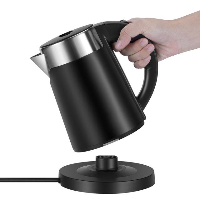 Tetera eléctrica Wdcme portátil de acero inoxidable de viaje de 0,8 L