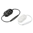 thumbnail image 1 of LED Tira Atenuador Interruptor 12-24V DC PWM Giratoria En Línea Atenuador Controlador con DC Conector Cable para LED Tiras Luces, Negro Blanco, Paquete de 4, 1 of 7