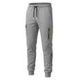 thumbnail image 4 of RYDCOT Mens Casual Sweatpants Joggers for Men with Pockets Loose Fit Drawstring Elastic Waist Athletic Pants for Running Gray, 4 of 5