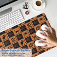 thumbnail image 4 of Long Mouse Pads for Desk,Halloween Patchwork Icons Pattern Desk Mats on Top Of Desks, Desk Mouse Pad Extra Large with 3mm Non-Slip Base and Stitched Edge for Gaming,Office,Work,Home 35.4x15.7in, 4 of 5