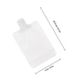 thumbnail image 2 of BESTYASH 12Pcs Refillable White Plastic Travel Shampoo Pouch Leakproof Cosmetic Storage, 2 of 8