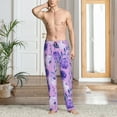 thumbnail image 2 of Balery Violet Pantalones de pijama para hombre, pijama ultraligero, pantalón de descanso-Small, 2 of 6