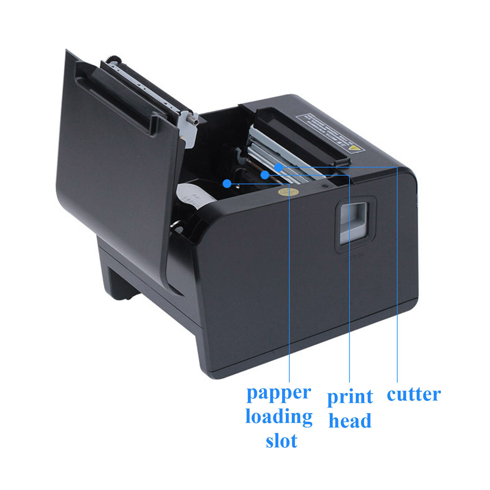 MIDUO 80mm Thermal Receipt Printer USB Thermal POS Receipt Printer 160mm/s  